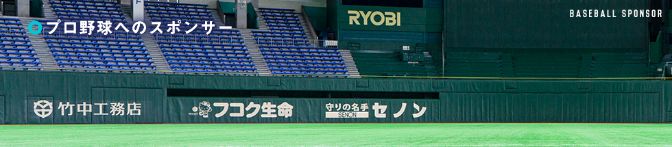 プロ野球へのスポンサー